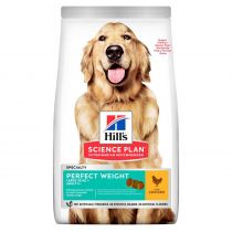 Сухий корм Hill's Science Plan Adult Perfect Weight Large Breed для собак, з куркою, 12 кг