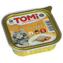 Консерви Tomi turkey супер преміум корм для котів, паштет, 100 г