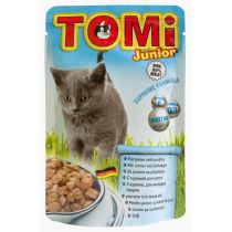 Консерви Tomi junior для кошенят, з куркою, шматочки в соусі, 100 г