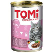 Консерви Tomi veal з телятиною, для котів, 400 г