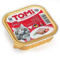 Консерви Tomi veal poultry з телятиною і птицею, для котів, 100 г