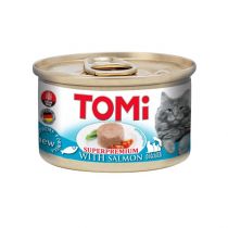 Консерви Tomi Salmon з лососем, для котів, мус, 85 г