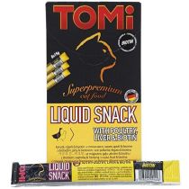 Ласощі Tomi Liquid Snack Poultry, Liver & Biotin рідке, птиця і печінку з біотином, для котів, 15 г