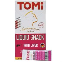 Ласощі Tomi Liquid Snack Liver & Biotin рідке, печінку з біотином, для котів, 10 г (ціна за 1 стик)