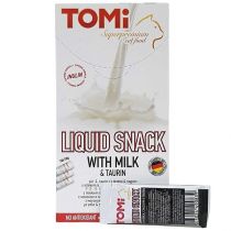 Ласощі Tomi Liquid Snack Milk & Taurin рідке, молоко з таурином, для котів, 10 г (ціна за 1 стик)