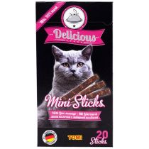 Ласощі Tomi Delicious Mini Sticks Liver Sausage з ліверної ковбасою, для котів, 40 г