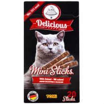 Ласощі Tomi Delicious Mini Sticks Salami з салямі, для котів, 400 г