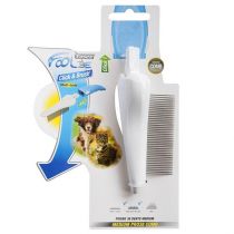 Насадка-гребінець FoOlee Easee Medium Pro38 Comb для короткої і середньої вовни, 38 зубців, біла