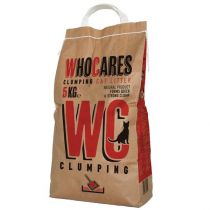 Наповнювач WC WhoCares Clumping грудкує, в котячий туалет, 5 кг