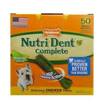 Ласощі Nylabone Nutri Dent Chicken Small для чищення зубів для собак, смак курки, 50 шт, ціна за 1 штуку