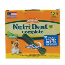 Ласощі Nylabone Nutri Dent Chicken Mini для чищення зубів для собак, смак курки, 125 шт, ціна за 1 шт