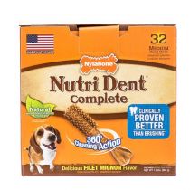 Ласощі Nylabone Nutri Dent Filet Mignon Medium для чищення зубів собак до 16 кг, 32 шт, ціна за 1 шт