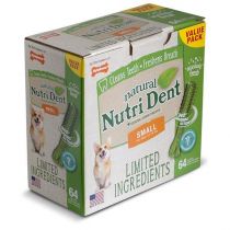 Ласощі Nylabone Nutri Dent Natural для чищення зубів, для собак, XS, 160 шт, ціна за 1 шт