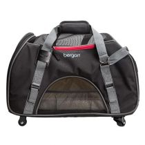 Сумка-переноска на колесах Bergan Wheeled Comfort Carrier для собак і котів, сіра, 48×25×33 см