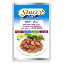 Вологий корм Stuzzy Cat Veal з телятиною, в соусі для котів, пауч, 100 г