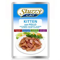Вологий корм Stuzzy Cat Kitten з куркою, в соусі для кошенят, пауч, 100 г