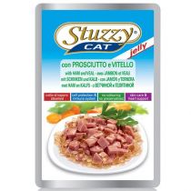 Вологий корм Stuzzy Cat Ham Veal шинка з телятиною, в желе для котів, пауч, 100 г