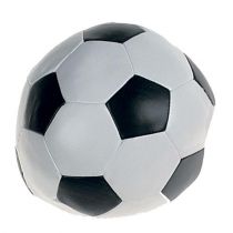 Іграшка Flamingo Soccerball Blackwhite для собак, м'яч чорно-білий, штучна шкіра, 15 см