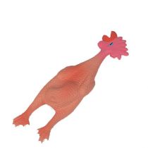 Іграшка Flamingo Chicken Small для собак, курка з латексу, 6х6х24 см