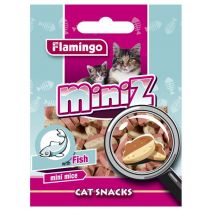 Ласощі Flamingo Miniz Mini Mice риба мишка, для котів у вигляді мишок зі смаком риби, 50 г