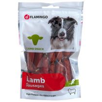 Ласощі Flamingo Sausages Lamb жувальний для собак, сосиска з м'ясом ягняти, 85 г