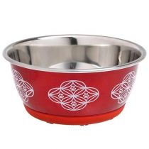 Миска Flamingo Bowl Selecta Red для собак і котів, 13 см, 350 мл