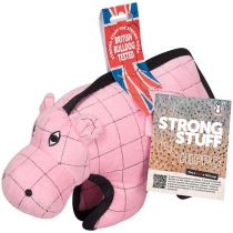 Іграшка Flamingo Strong Hippo суперміцна, м'яка, для собак, 28х9.5х28 см