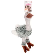 Іграшка Flamingo Emu Plush м'яка, для собак, плюш, 30 см