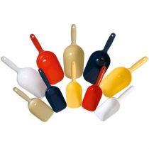 Совок Flamingo Food Spoon для корму або наповнювача, пластик, чорний, 275 мл, 24×8 см