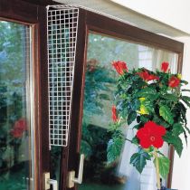 Захисні сітки Flamingo Window Prot Grille на вікна для котів, білий, 56.5×9.5-14.5 см