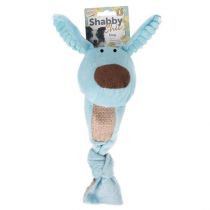 Іграшка Flamingo Shabby Chic Dog для собак, з м'ячем і пищалкой, 40х10 см