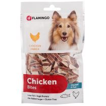 Ласощі Flamingo Chick "n Snack Jerky&Pollock Sandwich з м'ясом птиці і риби, 85 г