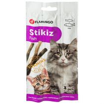 Ласощі Flamingo Stikiz Fish з рибою, палички для котів і кошенят, 15 г, 3 од