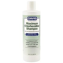 Шампунь Davis Maximum Chlorhexidine Shampoo для собак і котів із захворюваннями шкіри і шерсті, 355 мл