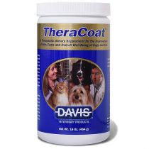 Добавка Davis TheraCoat дієтична, для вовни собак і котів, 454 мл