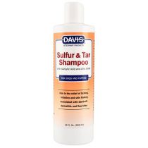 Шампунь Davis Sulfur & Tar Shampoo з сіркою і дьогтем, для собак, 355 мл