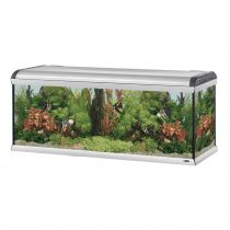 Скляний акваріум з алюмінієвими рамками Ferplast Star 160 Fresh Water, 570 л