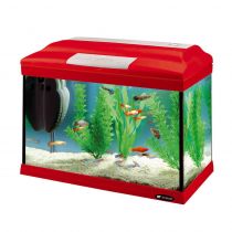 Скляний акваріум Ferplast Cayman 40 Colours з лампою і внутрішнім фільтром, 21 л