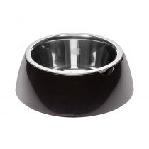 Ferplast Jolie Medium Black Bowl металева миска для собак і кішок, 20 см
