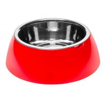 Ferplast Jolie Large Red Bowl металева миска для собак і кішок, 23,3 см