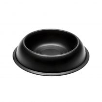 Ferplast Mira KC 70 Bowl Black металева пофарбована миска для собак і кішок, чорна, 15,5 см