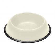 Ferplast Mira KC 76 Bowl White металева пофарбована миска для собак і кішок, біла, 25,5 см