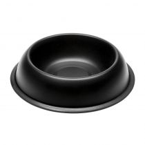 Ferplast Mira KC 76 Bowl Black металева пофарбована миска для собак і кішок, чорна, 25,5 см