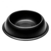 Ferplast Mira KC 78 Bowl Black металева пофарбована миска для собак і кішок, чорна, 28 см