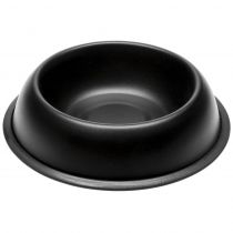 Ferplast Mira KC 80 Bowl Black металева пофарбована миска для собак і кішок, чорна, 32,5 см