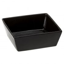 Ferplast Altair 16 Black керамічна миска для кішок і собак чорна, 16x16x6 см