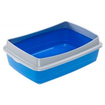 Відкритий туалет Ferplast Litter Tray NIP PLUS 20 для кішок з фіксатором гігієнічного мішка, 55x40x17,5 см