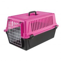 Переноска Ferplast Carrier Atlas 20 EL Palbox для котів і собак, пурпурно-чорна, 58×37×32 см