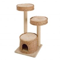 Ferplast Cat Tree Amir ігровий комплекс для котів з поличками, спальним місцем і колонами, 50x50x102,5 см