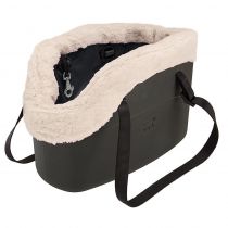 М'яка сумка-переноска Ferplast With-Me Bag Winter Black для дрібних собак до 8 кг, чорна, 43.5×21.5×27 см